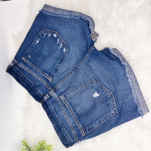 Rag & Bone Woodstock Denim Shorts Size 25 Distressed Blue Jean Shorts fo… - Picture 5 of 11